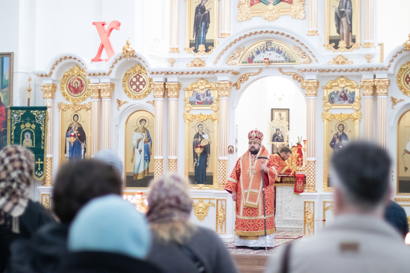 В Неделю о самаряныне епископ Авксентий совершил Литургию в соборе Рождества Пресвятой Богородицы Юровичского монастыря