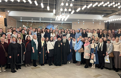 Представители семинарии приняли участие во встрече матушек Минской епархии с митрополитом Вениамином