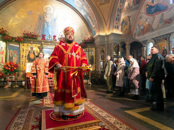 Во вторник Светлой седмицы епископ Авксентий совершил Литургию в храме иконы Божией Матери "Державная" Свято-Елисаветинского монастыря города Минска