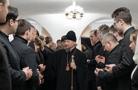 Митрополит Минский и Заславский Вениамин посетил Минскую духовную семинарию с рабочим визитом