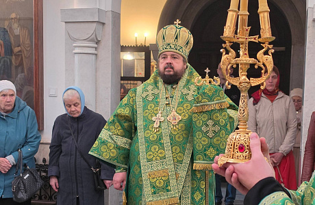 Божественная литургия в день преставления прп. Сергия, игумена Радонежского