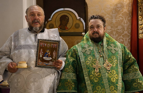 Епископ Авксентий совершил диаконскую хиротонию выпускника Минской духовной семинарии Георгия Андрианова