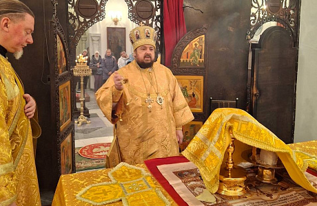 Богослужение в день памяти священномученика Зиновия