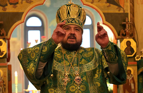 Епископ Авксентий совершил Литургию в храме преподобномученицы Великой княгини Елисаветы Свято-Елисаветинского женского монастыря г. Минска